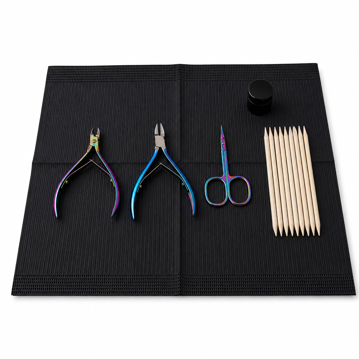 Campo De Trabajo Negro Desechable 125pcs