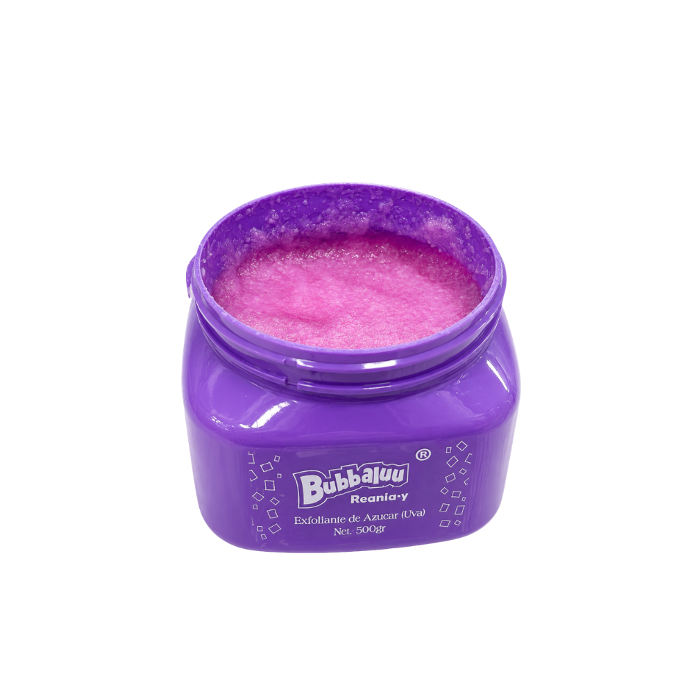 Exfoliante de Azúcar Corporal Bubbaluu Reania-y Uva 500g