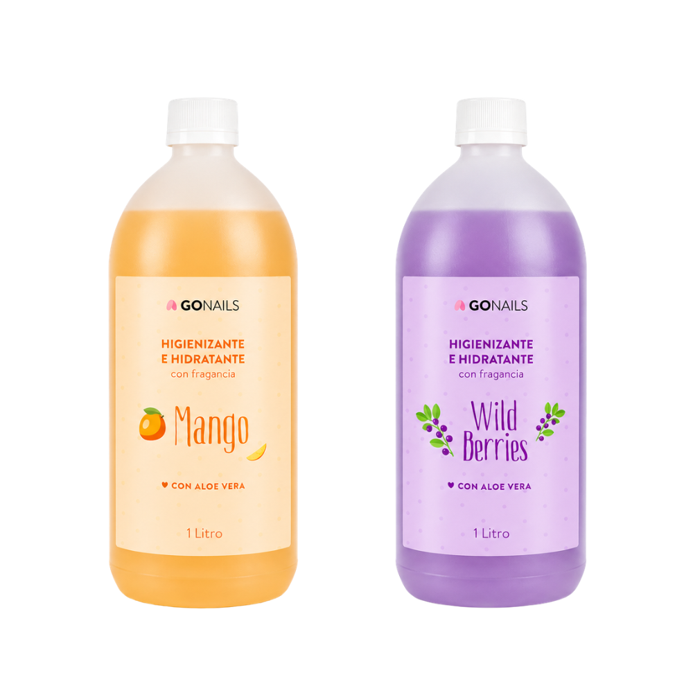 Higienizante E Hidratante Gonails Manos Pies 1 Litro Mango