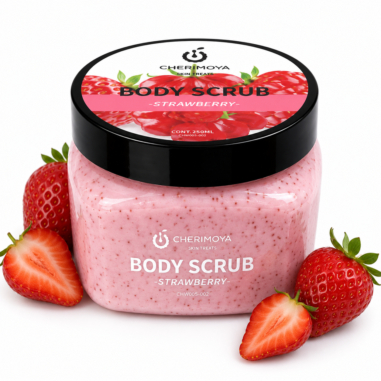 Exfoliante Cherimoya Body Scrub Frutilla 450 ML