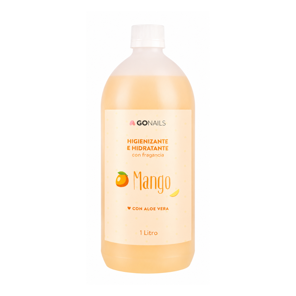 Higienizante E Hidratante Gonails Manos Pies 1 Litro Mango