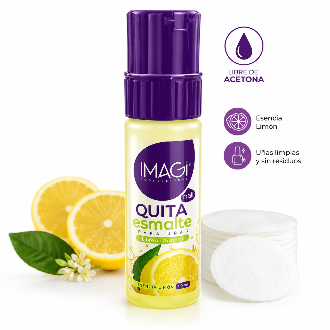 Removedor Esmalte tradicional 110ML Imagi