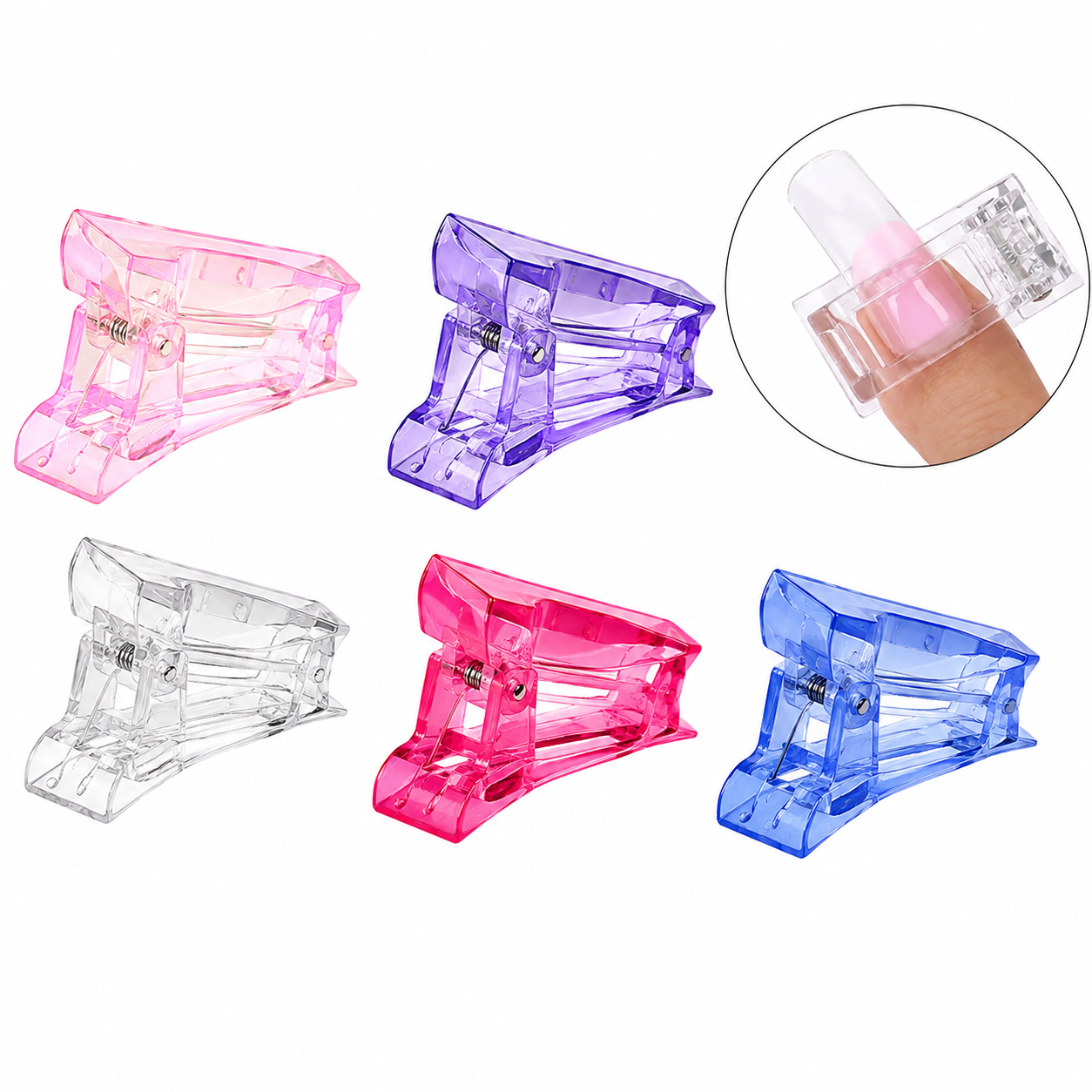 Pinza Polygel Set x 5