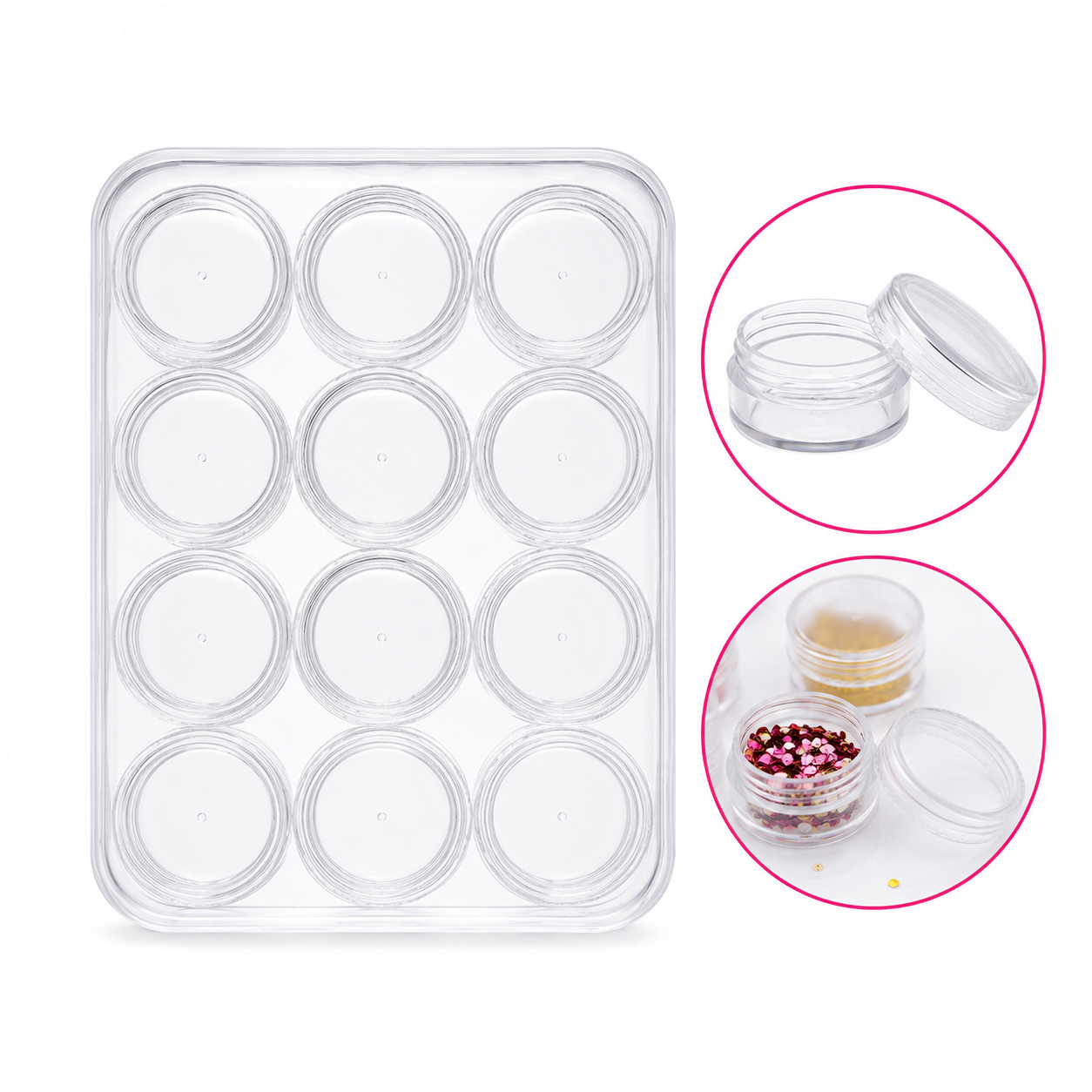 Organizador Acrílicos Transparentes x12
