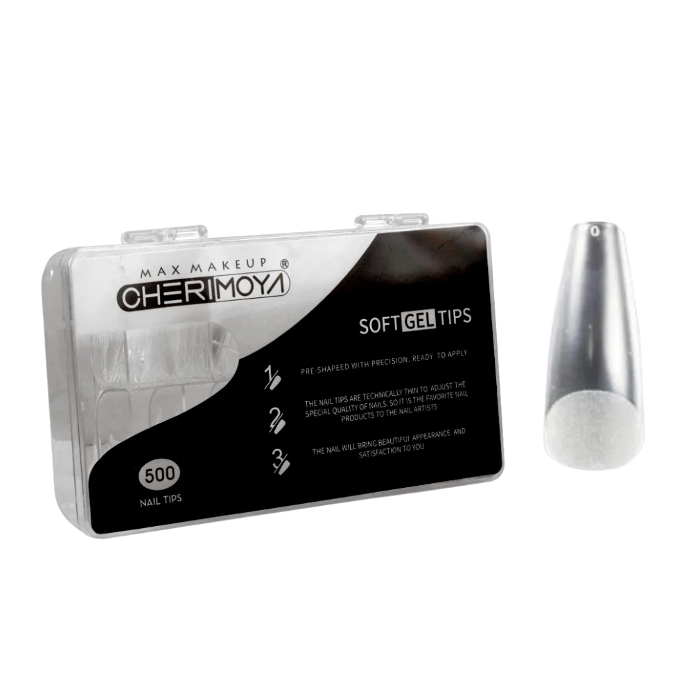 Tips Soft Gel Coffin Largo 500 Cherimoya