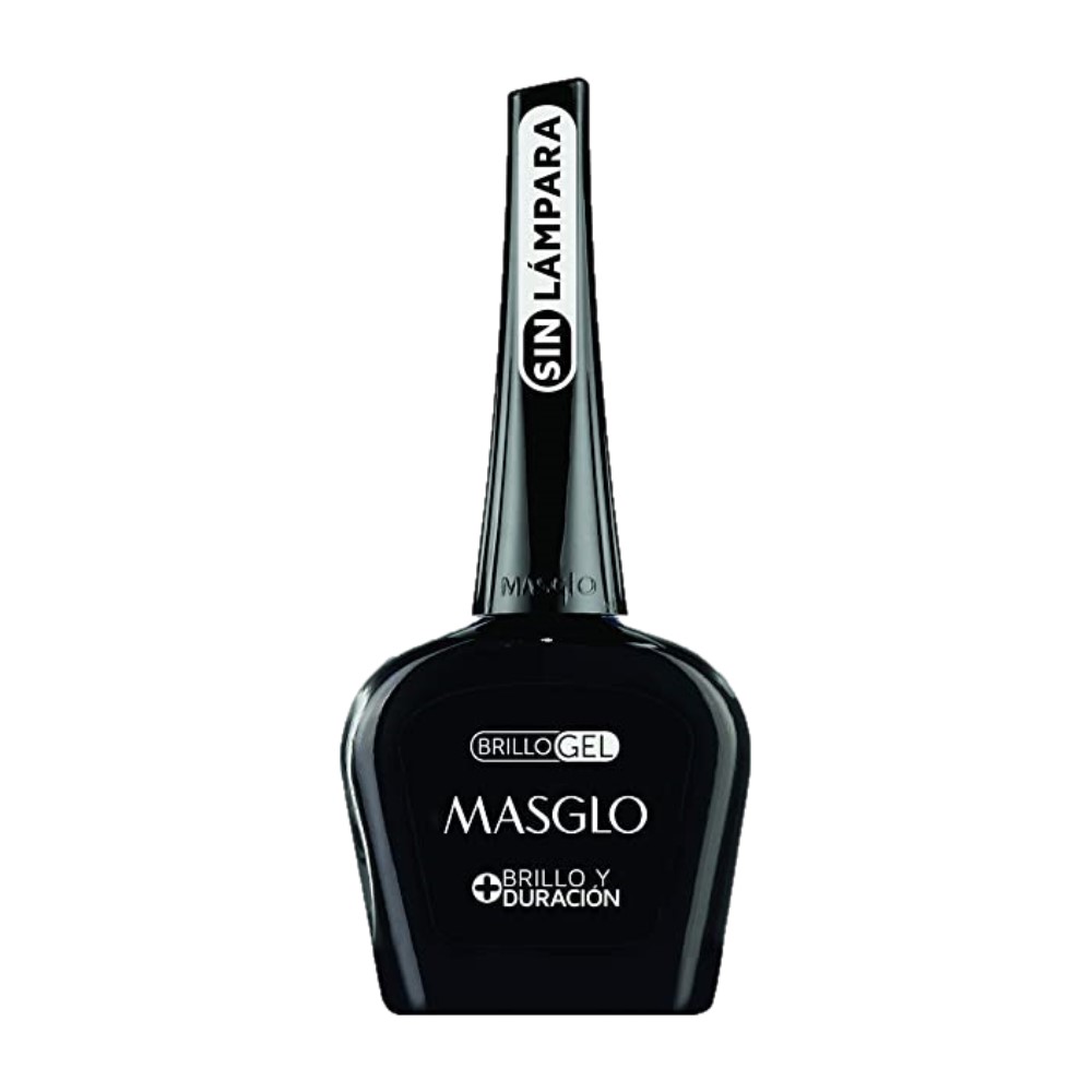 Masglo Brillo Gel Negro Sin Lampara 13,5 ml