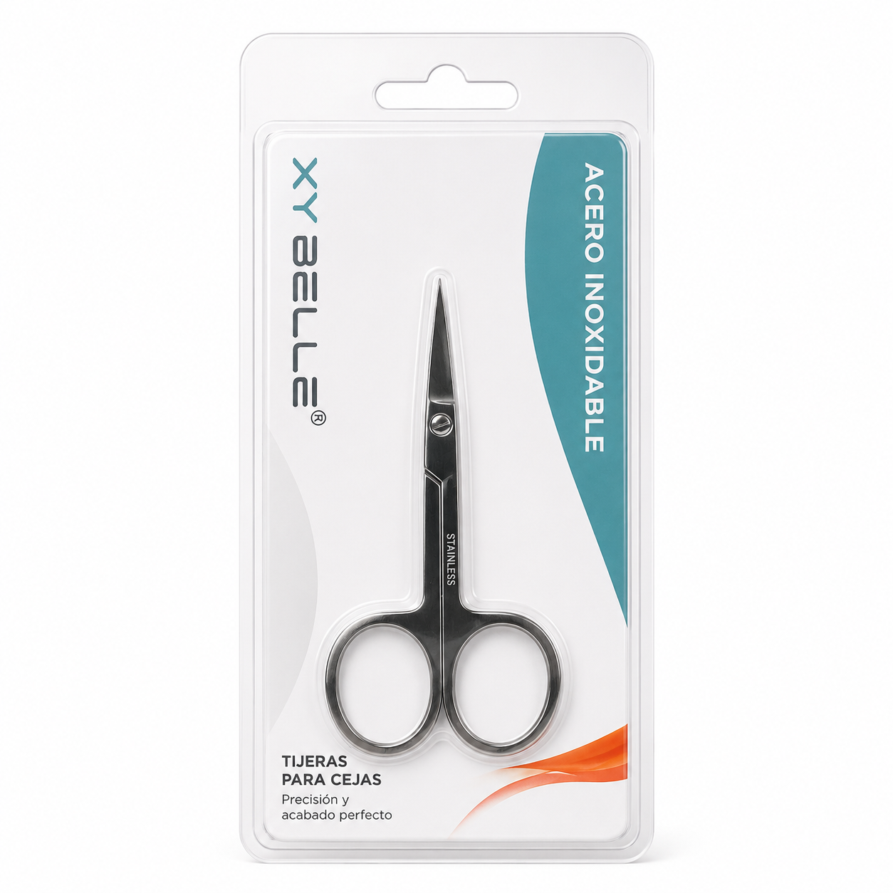 Tijera Acero Inoxidable Para Cejas