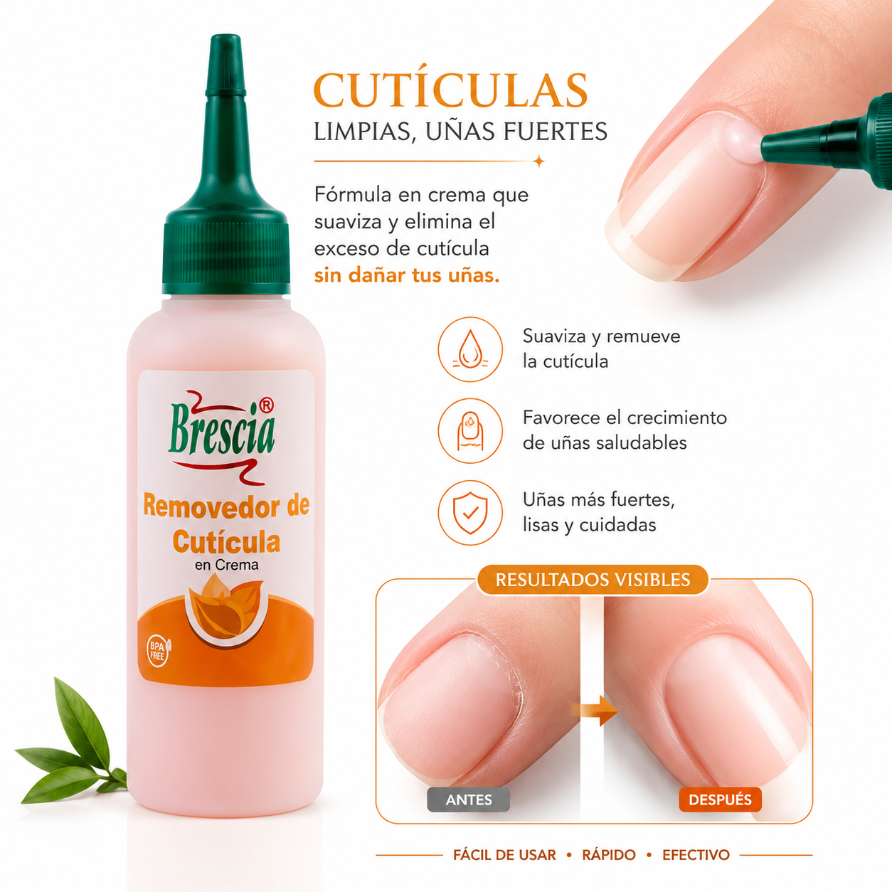 Removedor De Cutícula Brescia en crema 60 ML
