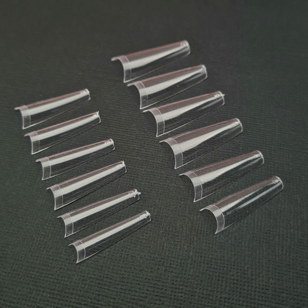 TIPS EXTENSION COFFIN XXL PESTAÑA TRANSPARENTE 500 PCS