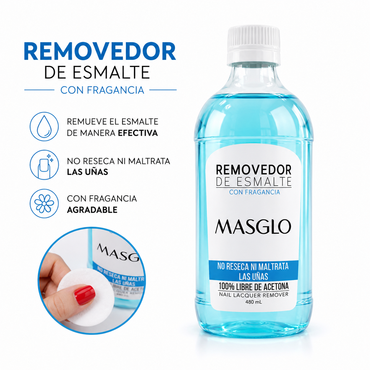 Removedor Masglo tradicional 480 ML