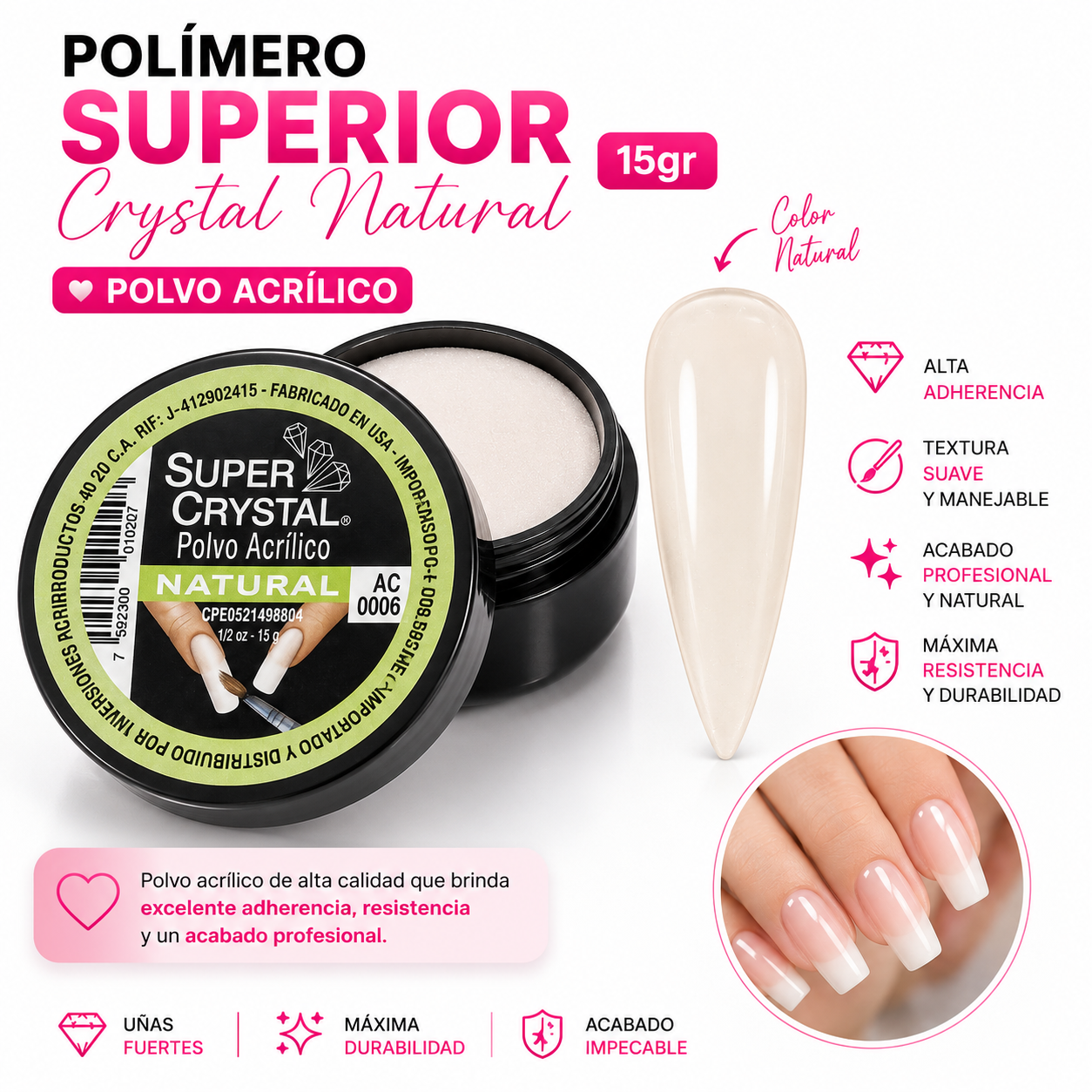 Polimero Súper Crystal 15gr