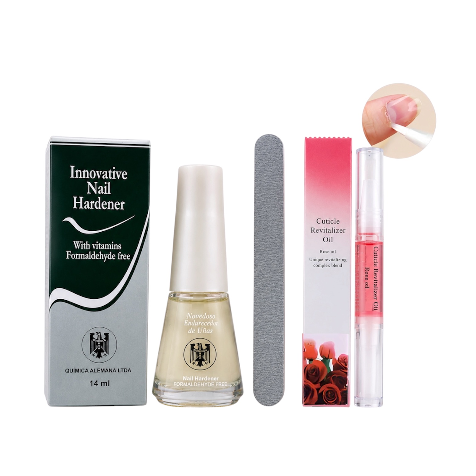 Kit Fortalecedor De Uñas Con Química