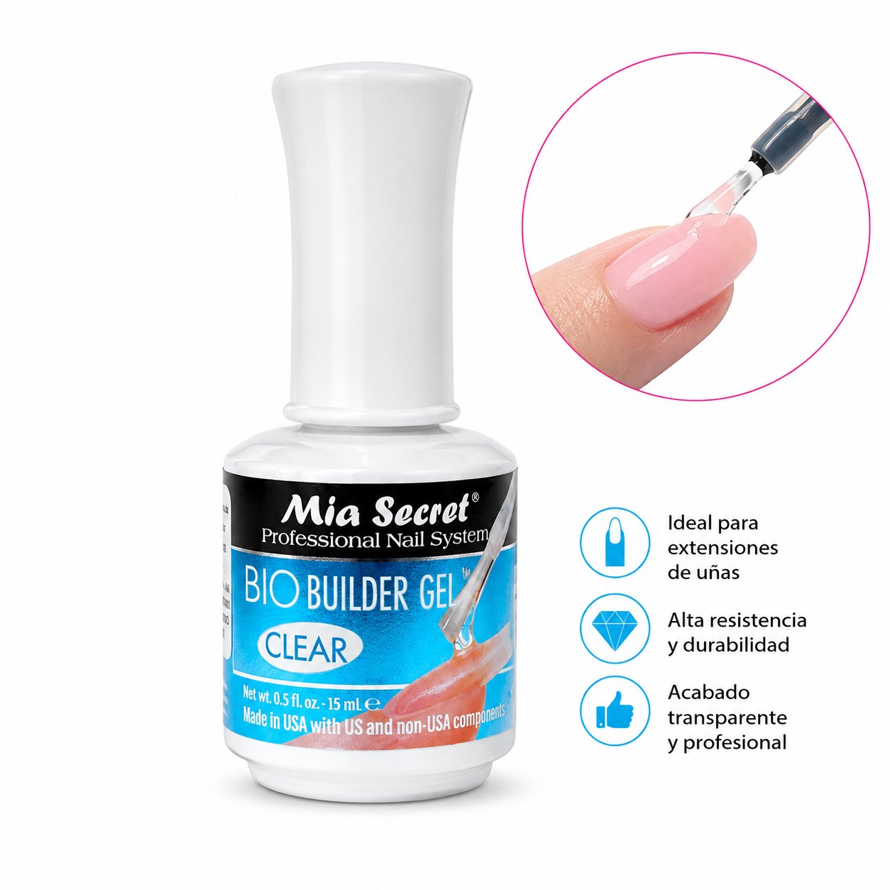 BioBuilder Clear 15 ML Mia Secret