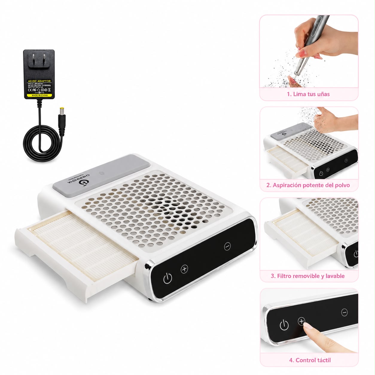 Extractor De Polvo Cherimoya Inalambrico 80w