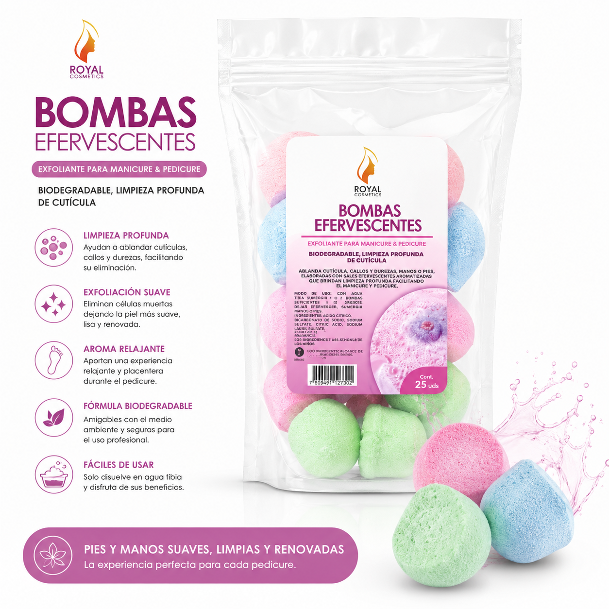 Bomba Efervescente Paquete X25