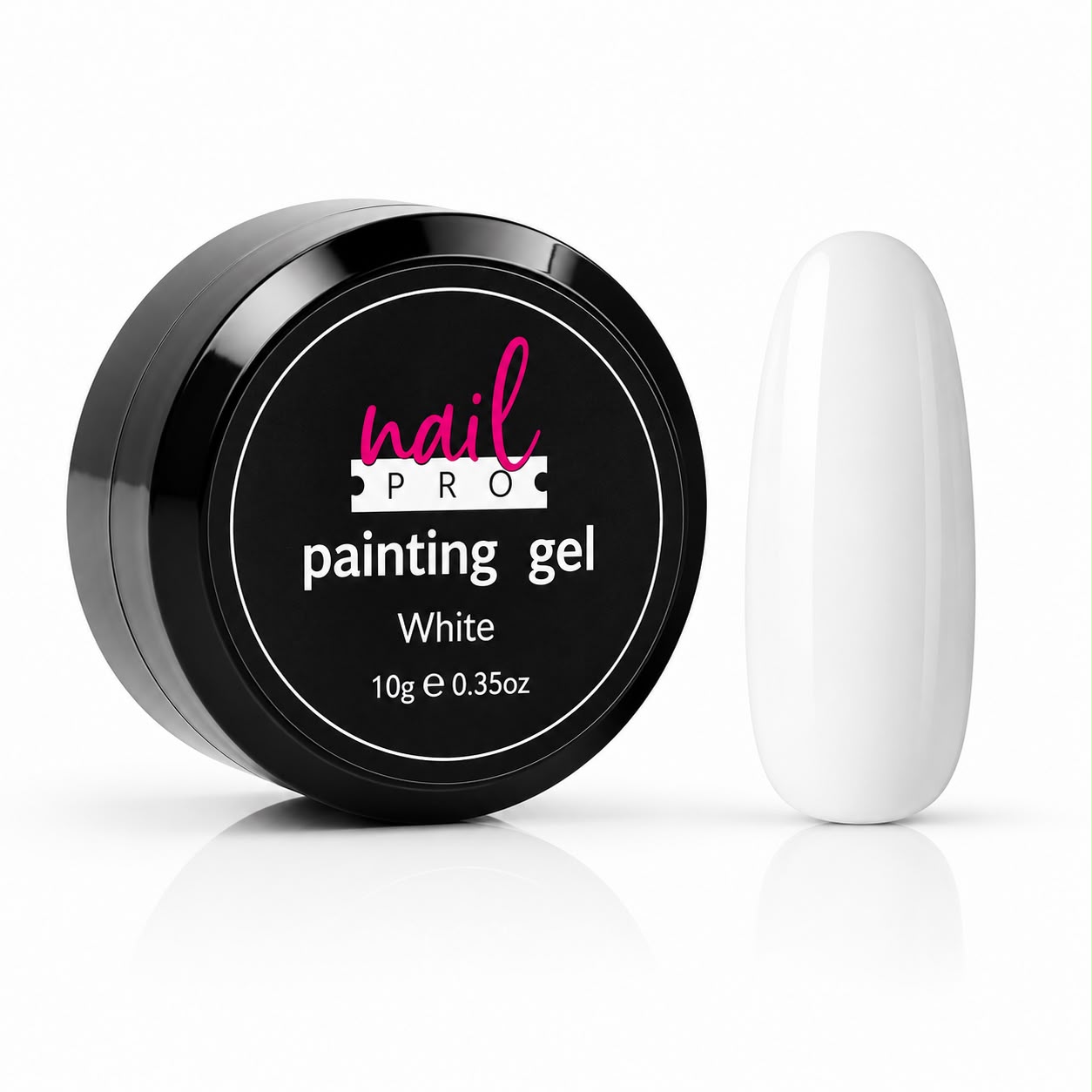 Gel Paint Nail Pro White 10G