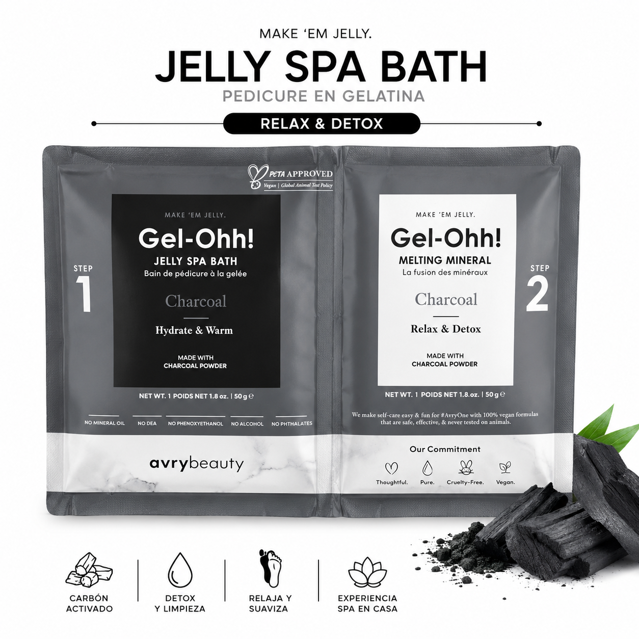 Jelly Spa Charcoal 50G