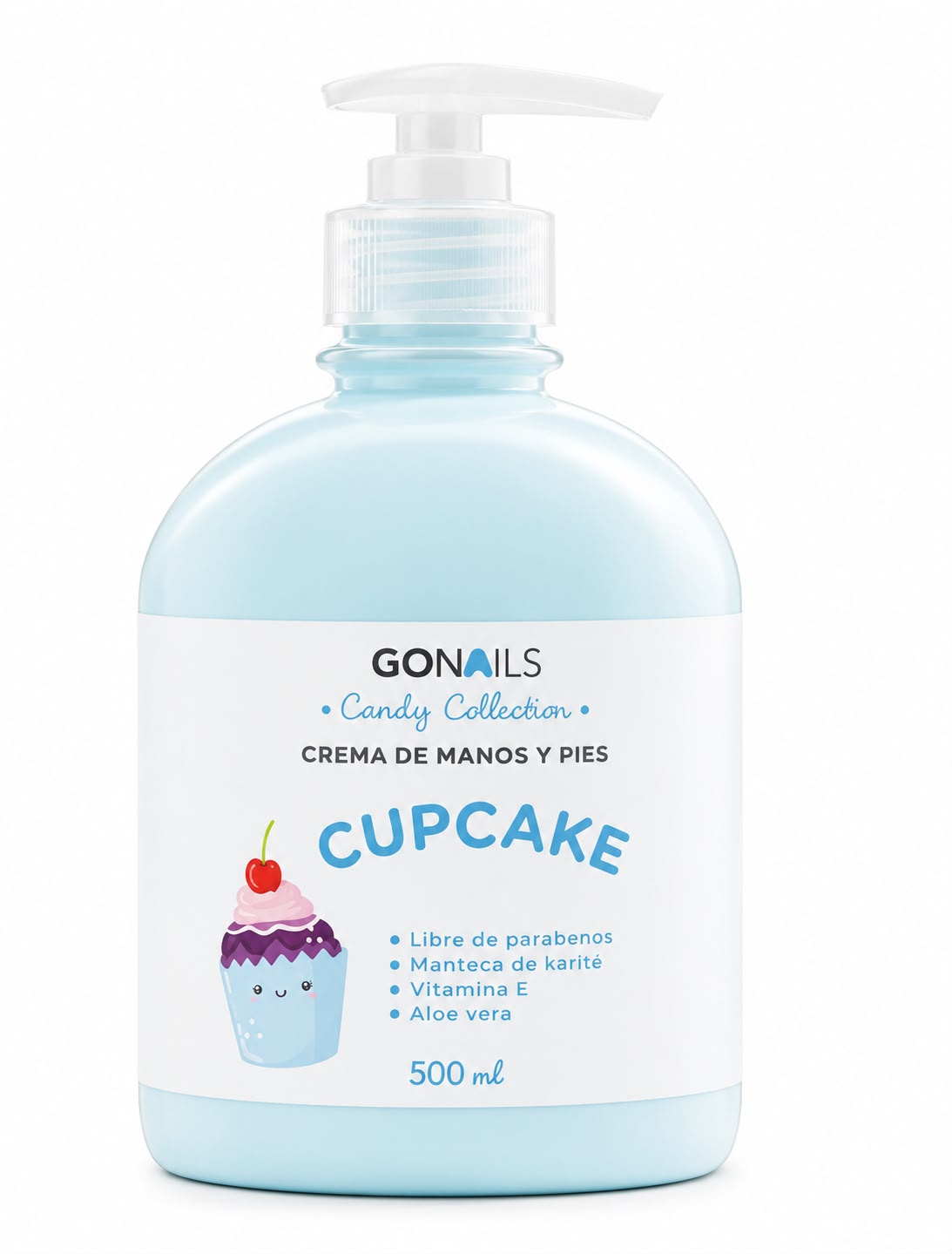 Crema De Manos y Pies Gonails Cupcake 500 Ml