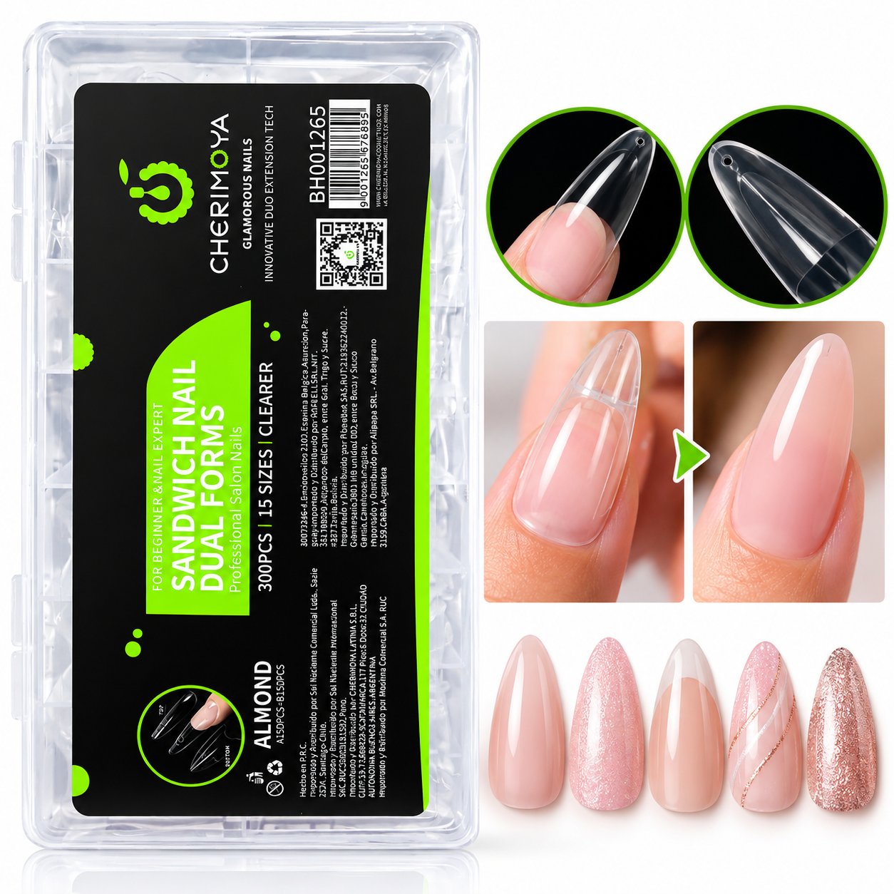 Molde Dual Sandwich Cherimoya Almond 300pcs