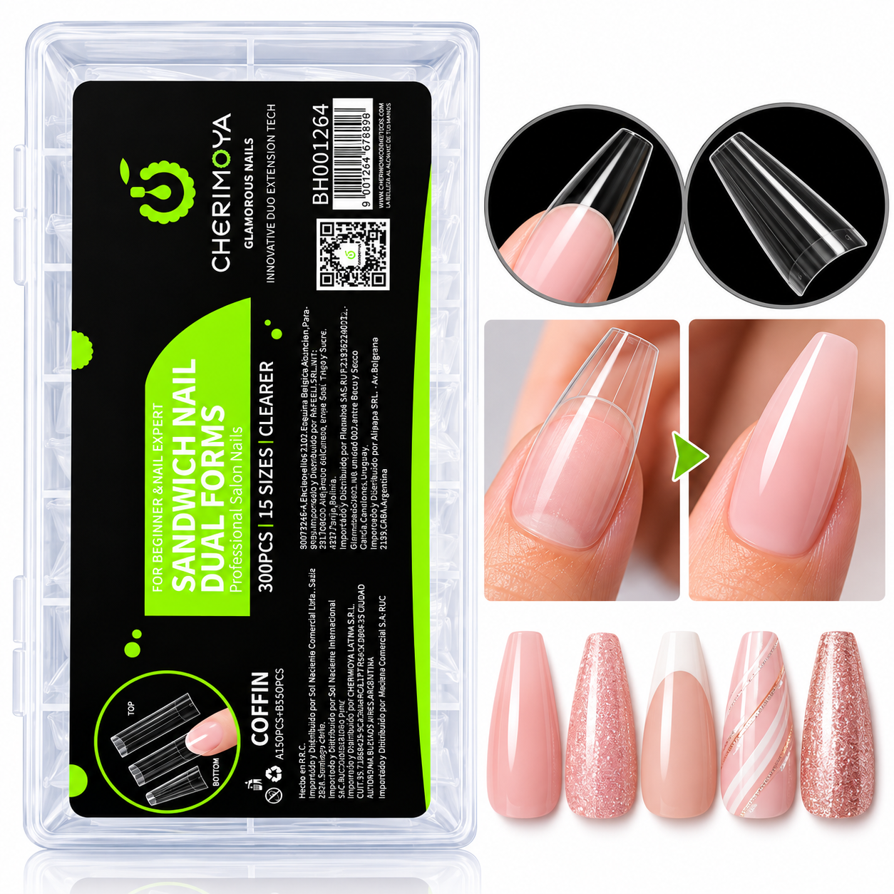Molde Dual Sandwich Cherimoya Coffin  300pcs