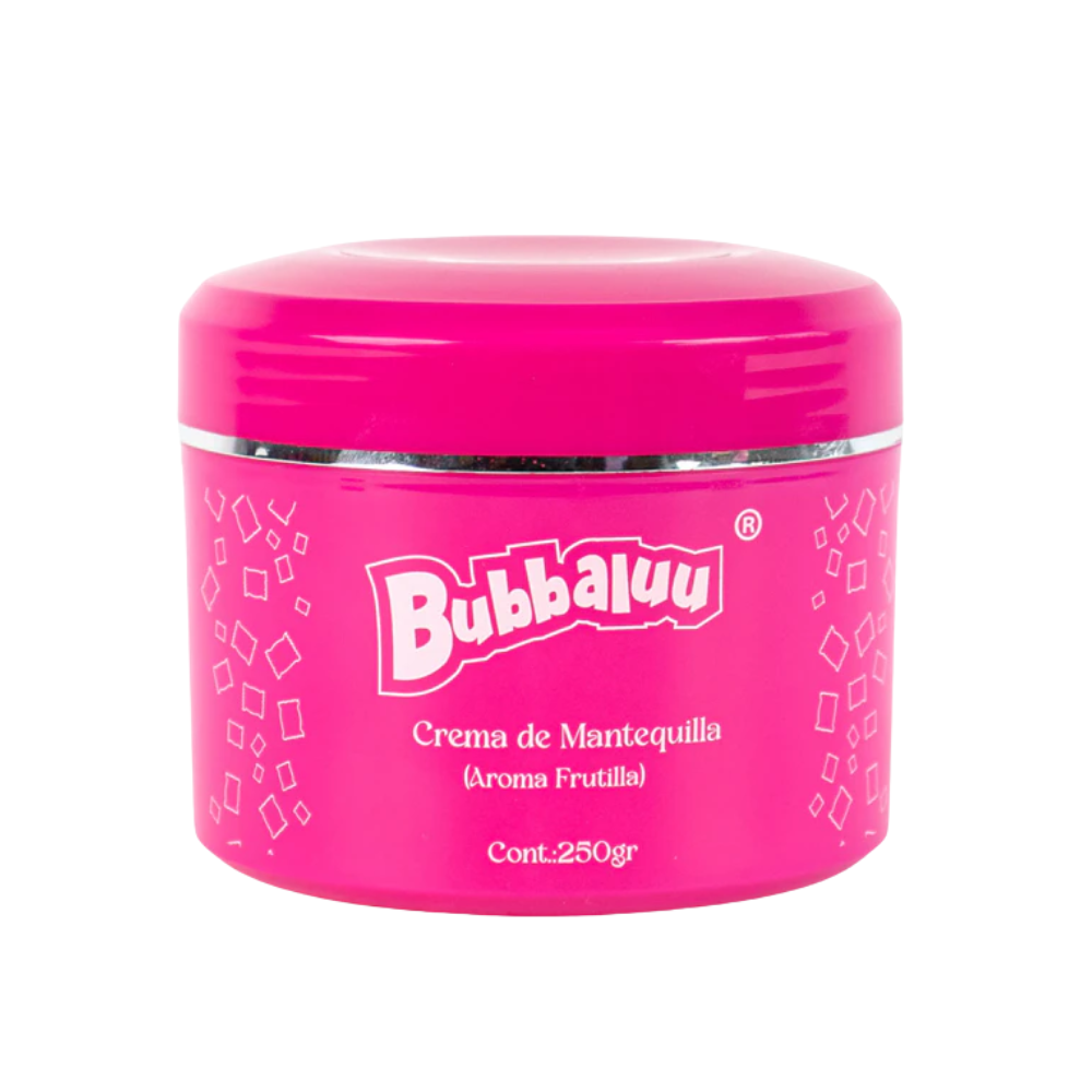 Crema De Mantequilla Corporal Hidratante Bubbaluu 250g Frutilla
