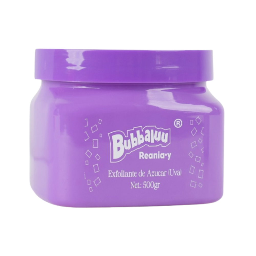 Exfoliante de Azúcar Corporal Bubbaluu Reania-y Uva 500g