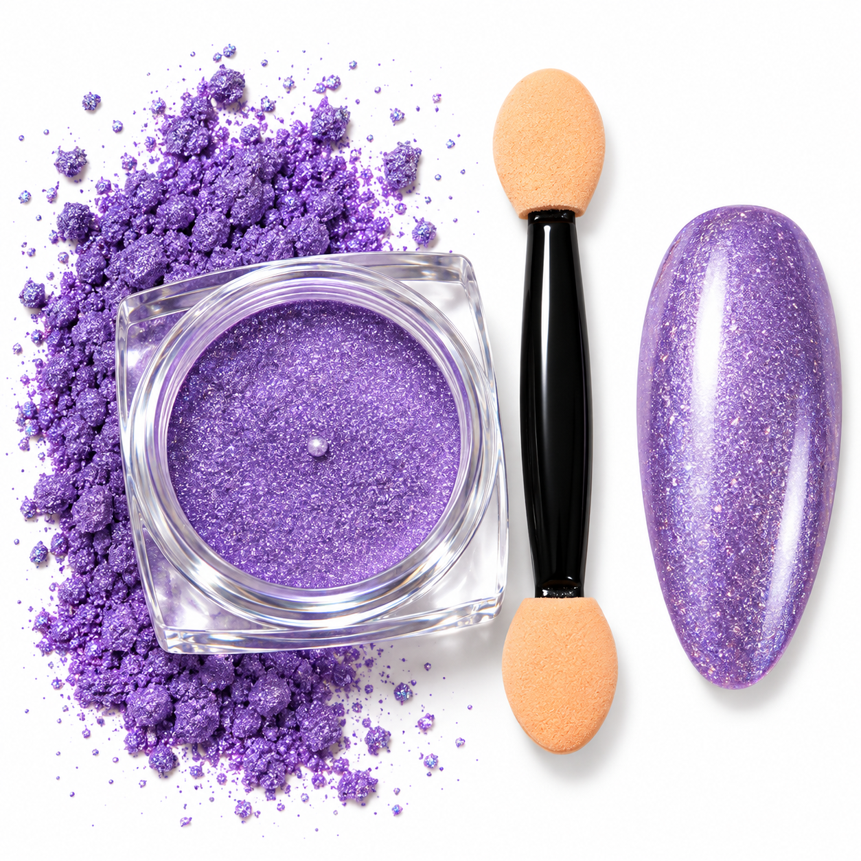 Efecto Perlado Traslúcido Morado