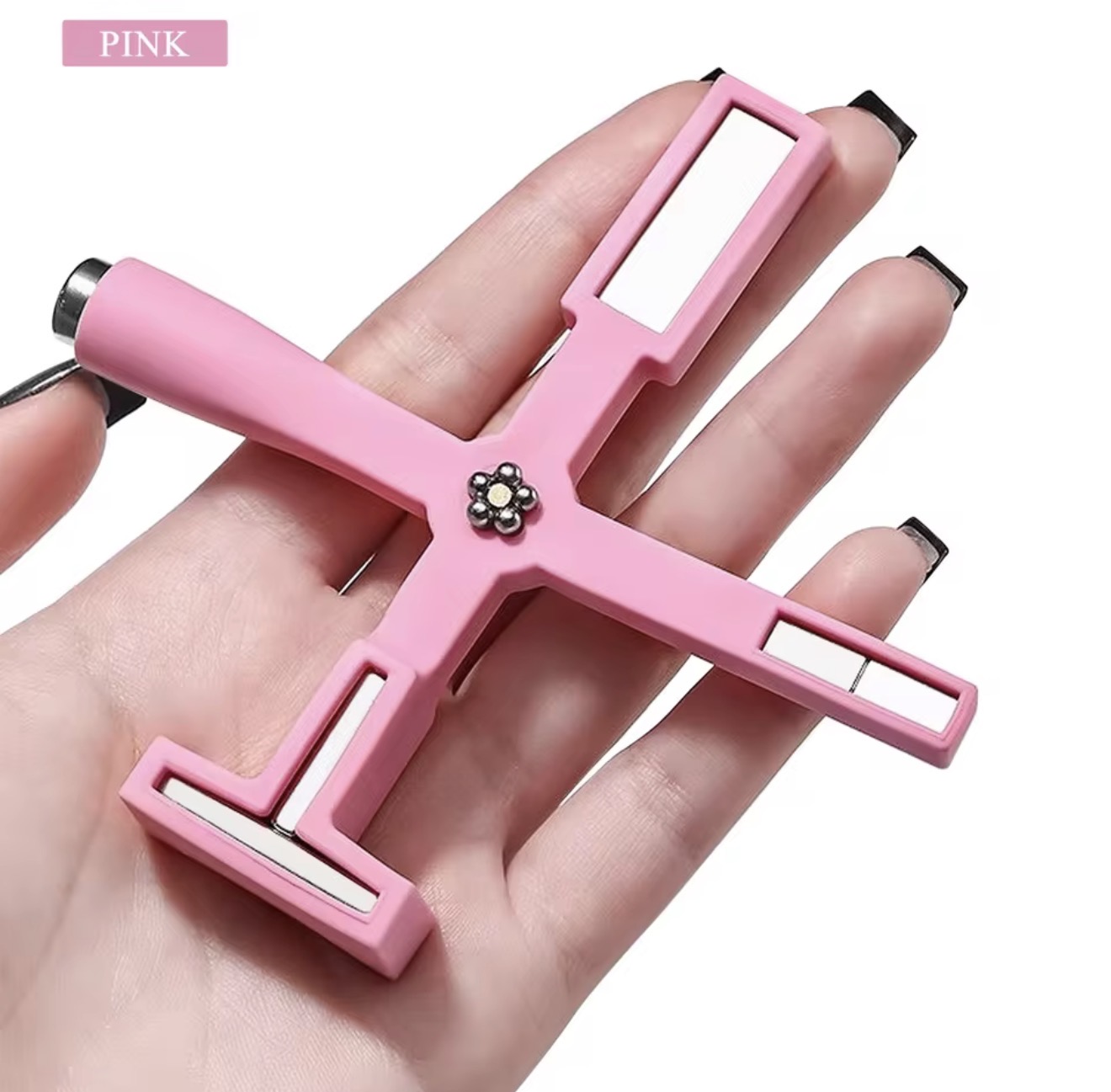 Imán en Cruz Rosado x 5