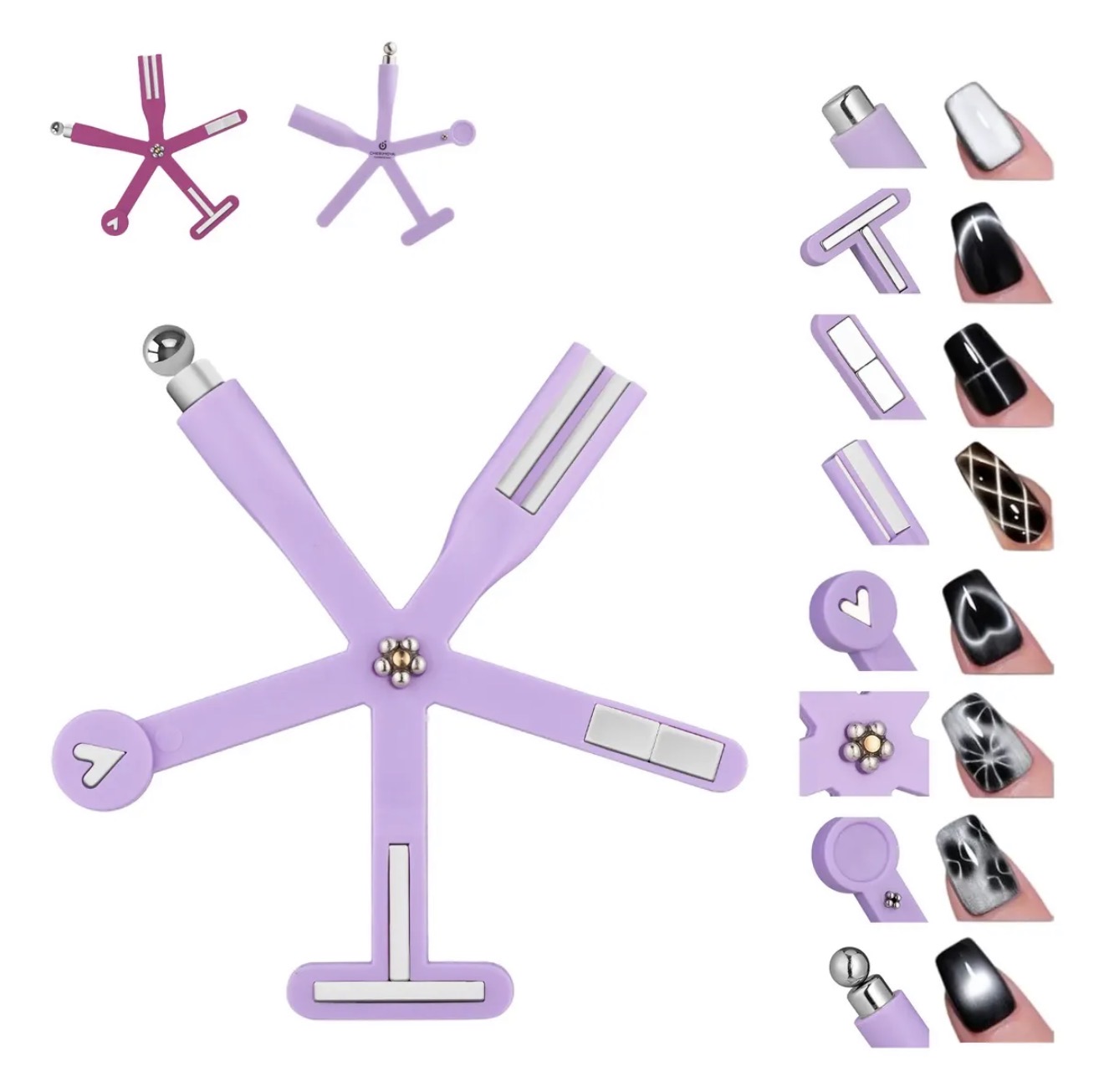 IMAN 8 EN 1 STARFISH  MORADO